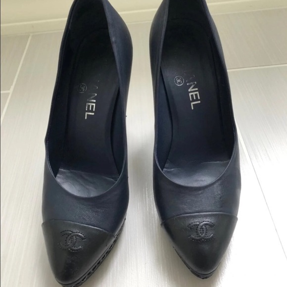 CHANEL Shoes - Authentic CHANEL platform heels